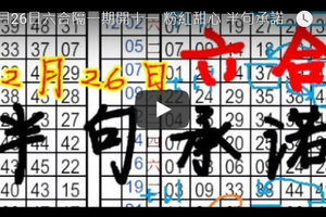 12月26日六合隔一期開十一 粉紅甜心  半句承諾