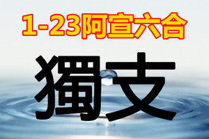 1月23日六合 過年奇蹟 獨碰出一星 同數一定位