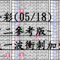 05月18日~六合彩~四中二參考版~最後一波衝刺加強版~