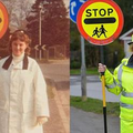 45年來如一日！導護志工自25歲站在街頭指引，迄今總共護送了三代學童安全過馬路 