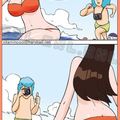 到海邊去就是要拍美女，而且還需要用到一隻手，嘿嘿．．．