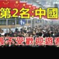 調查報告全世界最不受歡迎遊客「中國排第二」？第一名讓人超驚訝！