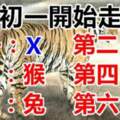 大年初一開始走大運的生肖