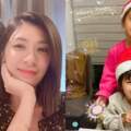 賈靜雯在臉書上分享4歲咘咘的學校作業，真實年齡也跟著曝光