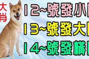 六大生肖：4月12號發小財，13號發大財，14號發橫財