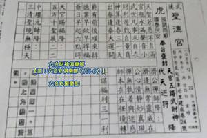 12/25-12/31  聖德宮-六合彩參考