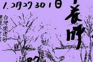 1/30  港六合 【溪底，保玄宮，慈福堂，開天祖，大發廣告，武聖】多張財報讓你參考，參考。