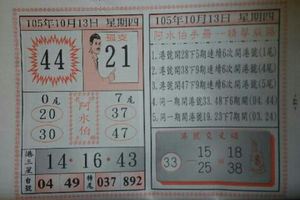 10/13阿水伯手冊