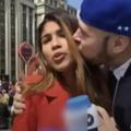 多國女記者世界足球杯直播中遭強吻！巴西女記者巧妙閃避了災難