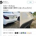 日本網友吐槽：汽車上的撞傷因為天氣太熱都自動“癒合”了！