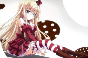 整理8位條紋長筒襪動漫女角色