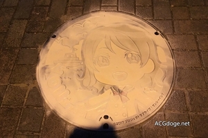 水溝蓋是無辜的，沼津市水團井蓋被人惡意噴漆