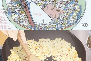  無限狂氣，衛宮飯第8 話炒飯作畫精細到每一粒大米
