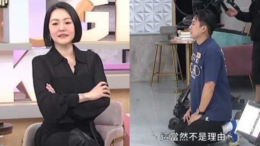小S氣炸,李唯楓下跪道歉。(圖/翻攝小姐不熙娣YouTube) 小S氣炸,李唯楓下跪道歉。(圖/翻攝小姐不熙娣YouTube)
