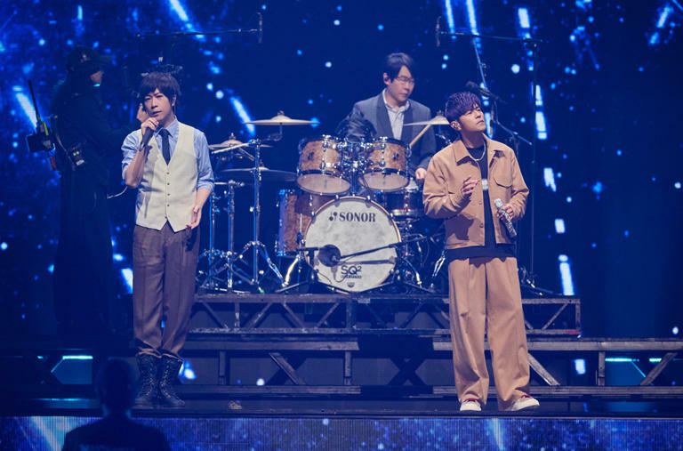 周杰倫第4天演唱會嘉賓是五月天。(圖/杰威爾音樂提供) 周杰倫第4天演唱會嘉賓是五月天。(圖/杰威爾音樂提供)