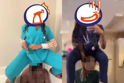 女護士下體磨蹭「男病患頭部」!猥褻拍片 不雅畫面曝光 女護士下體磨蹭「男病患頭部」!猥褻拍片 不雅畫面曝光
