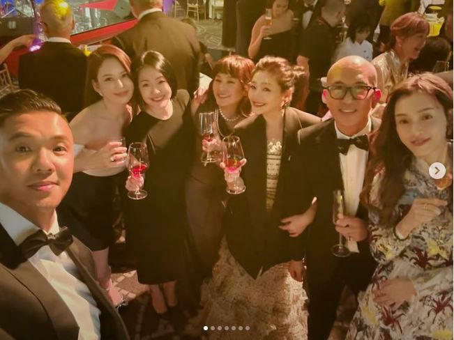 大S上月25日出席「綜藝教父」王偉忠嫁長女王羚的歸寧家宴。(圖/翻攝自IG) 大S上月25日出席「綜藝教父」王偉忠嫁長女王羚的歸寧家宴。(圖/翻攝自IG)
