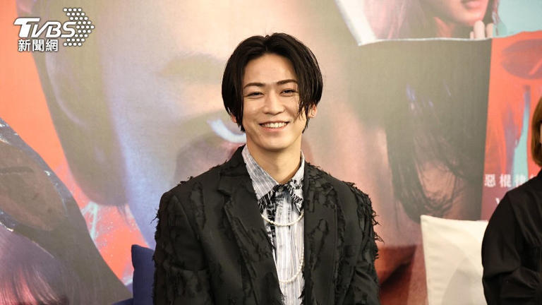 龜梨和也去年為宣傳主演電影來台。(圖/TVBS) 龜梨和也去年為宣傳主演電影來台。(圖/TVBS)