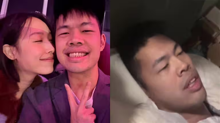 陳大天涉入閃兵案,未婚妻劉樸雖不安但仍出國。(圖/翻攝自陳大天臉書、劉樸IG) 陳大天涉入閃兵案,未婚妻劉樸雖不安但仍出國。(圖/翻攝自陳大天臉書、劉樸IG)