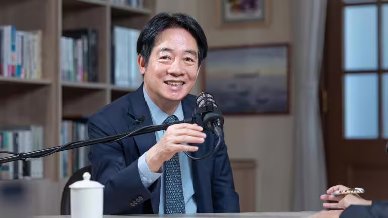賴清德就職周年的專訪安排引起熱議。(圖/總統府提供) 賴清德就職周年的專訪安排引起熱議。(圖/總統府提供)