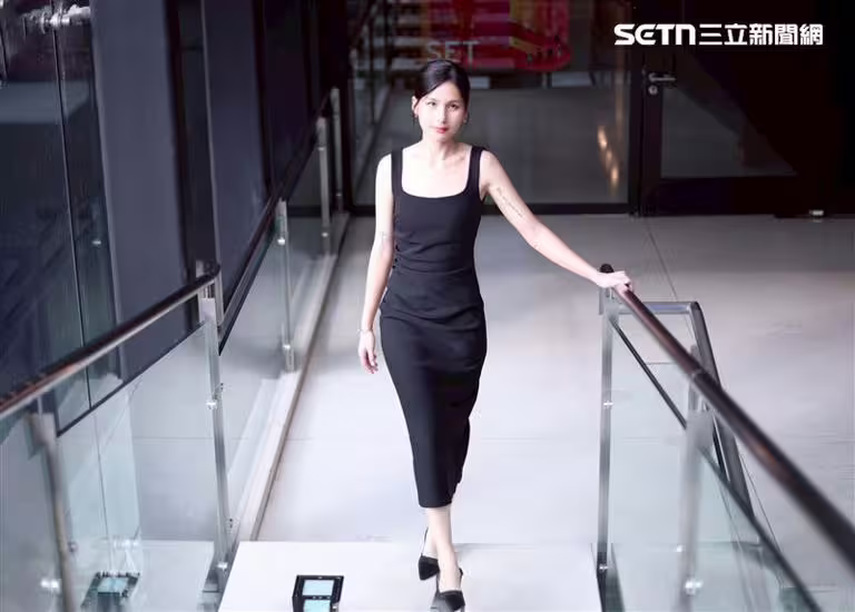 對林亭莉而言演戲是療癒自己的出口。(圖/記者鄭孟晃攝影) 對林亭莉而言演戲是療癒自己的出口。(圖/記者鄭孟晃攝影)