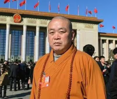 前少林寺住持方丈釋永信。 圖:翻攝自 X @Jerry00107966 前少林寺住持方丈釋永信。 圖:翻攝自 X @Jerry00107966