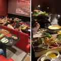 邊看電影邊吃火鍋！爆紅「火鍋電影院」爽吃生蠔鮑魚　關燈後畫面曝光
