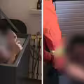 消防上門破門而入　驚見男子卡冰箱內