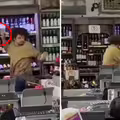 男子結帳聽1句失控　狂砸店內酒瓶