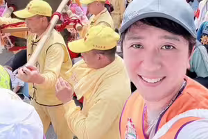 白沙屯媽祖進香！男星暖送6萬份餐點 感性：苦熬18年終於出頭天