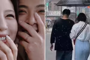 連晨翔成寵妻魔人！為劉品言1願望冒大雨護送 背影甜翻
