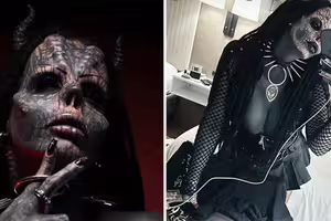 只花4年「全身被刺青覆蓋」　她「原本清純模樣」曝光