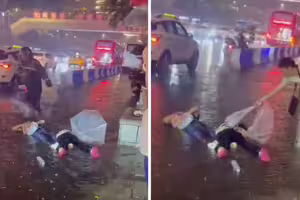 積水藏危機 兩路人1原因當街倒地 積水藏危機 兩路人1原因當街倒地