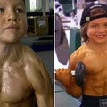 這個男孩8歲就因為「完美腹肌人魚線」爆紅，16年後的他現在變成這樣！