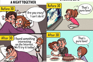 13 組「30 歲前 vs. 30 歲後」插畫，告訴你隨著年紀增長【愛情的面貌會變得不一樣】！