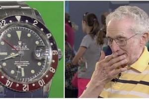 老先生帶著「55年前買的舊手錶」到古董拍賣會，鑑定人員一看「報出天價」他當場說不出話！