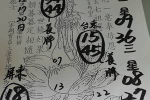 12/15~12/20 茄萣   六合參考