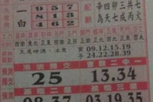 1/10 聖母寶鑑  六合參考