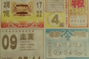 1/19 火報  六合參考