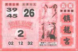 1/21 鎮龍宮、朱府千歲&八路武財神  六合參考