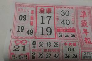 2/4 準籤早報  六合參考