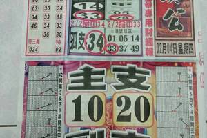 2/4 石頭公報  六合參考