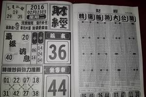 2/23 財經  六合參考