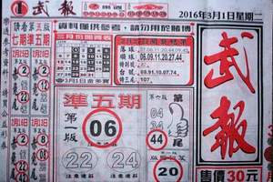 3/1 武報  六合參考