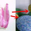 她把會汙染環境的「塑膠袋」做成各種實用的生活小物廣受好評，超簡單的DIY做法連手殘黨都能輕鬆學會！