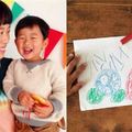 日本媽媽把兒子的鬼畫符塗鴉做成「吐司」賺翻天，不僅爆紅網路，連外國的粉絲都特地搭飛機來學！