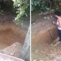 這名男子在後院中挖了一個大坑，鄰居笑他是「精神病」最後做出來的東西讓大家羨慕不已