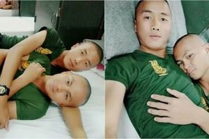 當兵不用怕兵變！役男入伍竟在軍中找到真愛　與同梯床上大腿交疊：紅籤變紅線