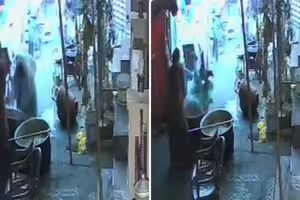 走一半失去平衡 女子跌入滾燙大鍋 走一半失去平衡 女子跌入滾燙大鍋