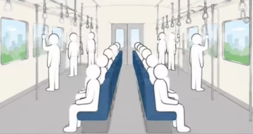 列車座位為何不放在中間？他提出「新列車座位設計圖」　一票人卻搖頭了